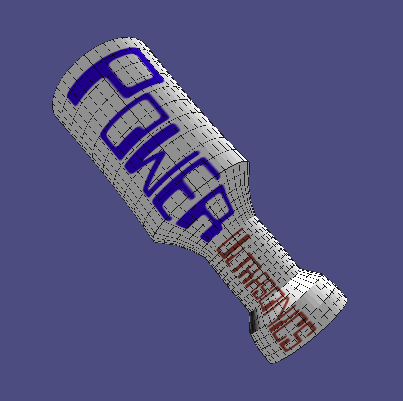 User-defined sonotrode - second axial mode at 44.33kHz